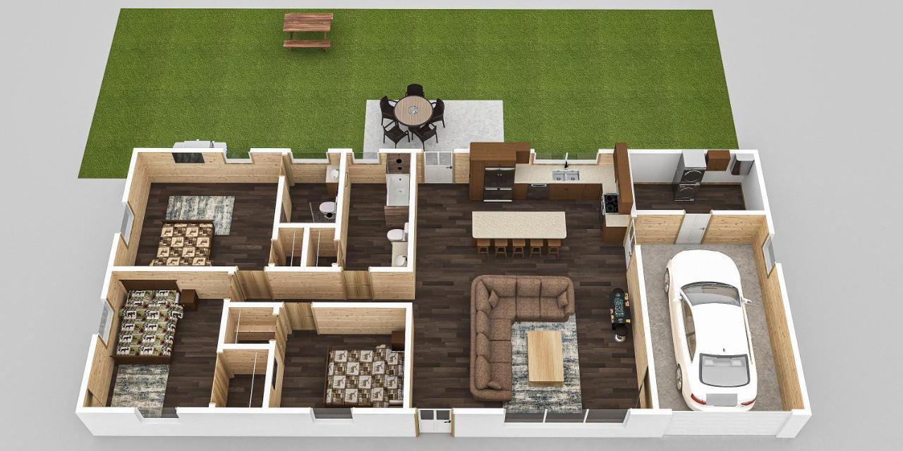 The Brick House: Brand New! 3 Bedroom Home With Private Driveway Pigeon Forge Dış mekan fotoğraf