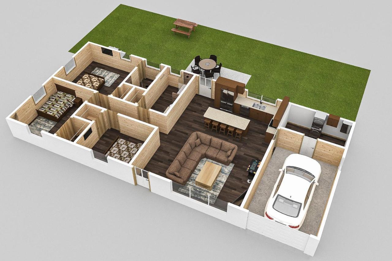 The Brick House: Brand New! 3 Bedroom Home With Private Driveway Pigeon Forge Dış mekan fotoğraf